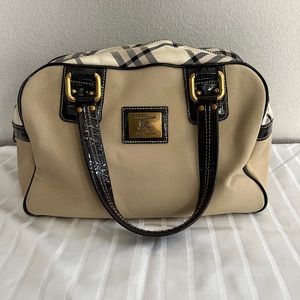 Burberry London Blue Label Satchel